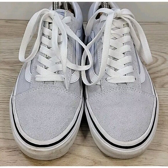 Vans Old Skool Gray Suede & Canvas Low Top Skate Shoes M 4/W 5.5 751505 - Picture 3 of 13